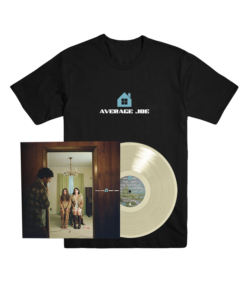 Plain Jane Vinyl (signed) + Average Joe Tee