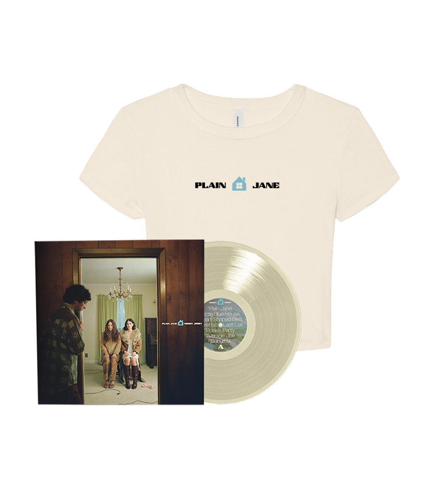 Plain Jane Vinyl (signed) + Women's Babydoll Tee